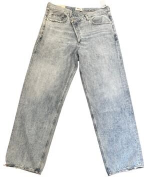 AGOLDE Criss Cross Upsized Jean, Light Wash, NWT, Size 32